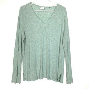 Cabi Laidback Tee Shirt Large L Pullover Heathered